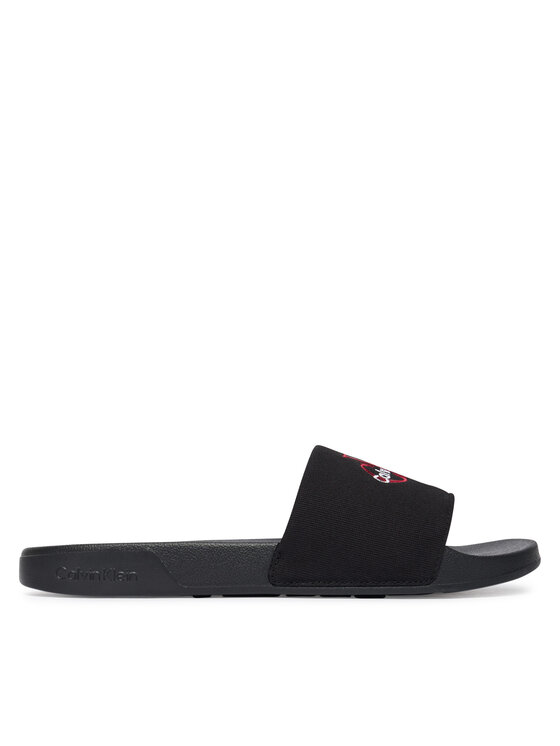 Calvin Klein Klapki Ess Slide Cv YM0YM01393 Czarny