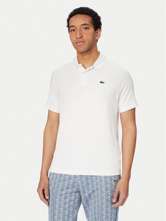 Lacoste Polo DH0159 Biały Regular Fit