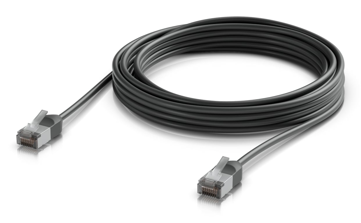 Ubiquiti UACC-Cable-Patch-Outdoor-C6A-5M-BK kabel sieciowy Czarny Cat6a F/UTP (FTP)