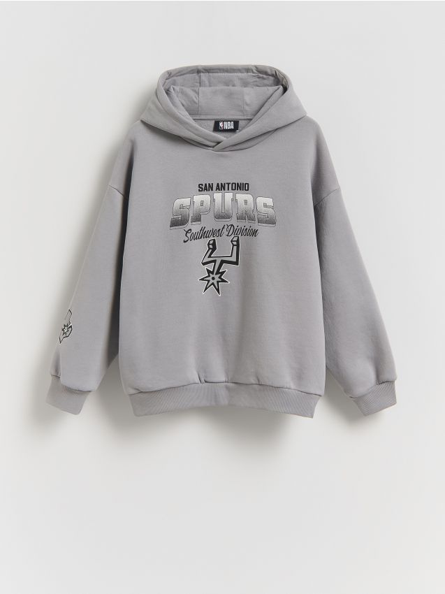 Reserved - Bluza San Antonio Spurs NBA - ciemnoszary