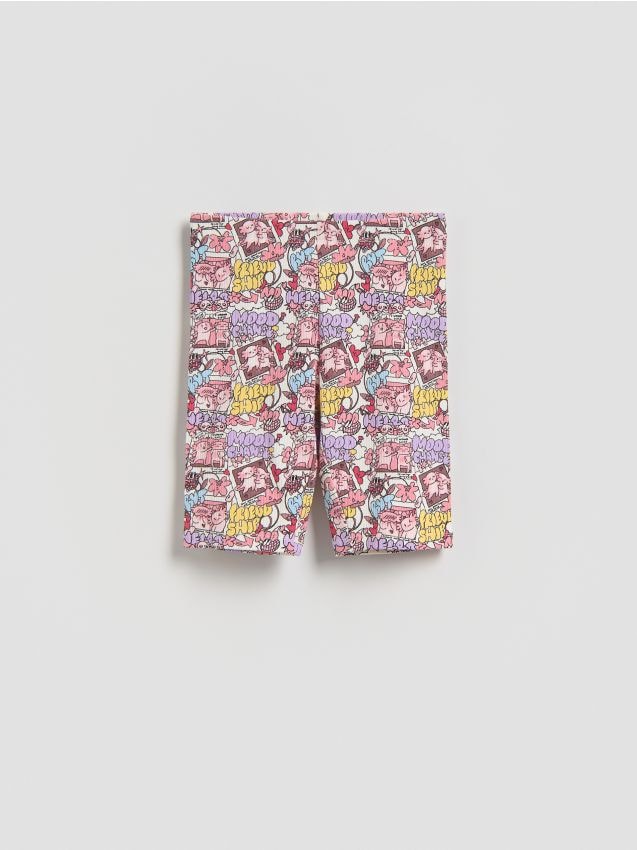 Reserved - Bawełniane szorty we wzory - wielobarwny