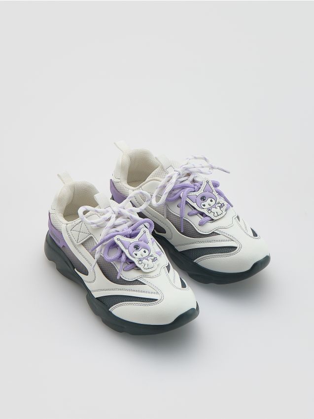 Reserved - Sneakersy Kuromi - jasnoszary