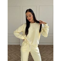 bluza masełkowy bez kaptura