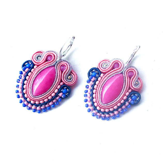 Sutaszowe kolczyki COSTA BLANCA