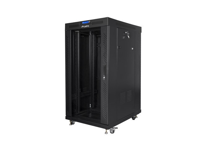 Lanberg szafa rack stojąca 19'' 22U 600x800 czarna FF01-6822-12BL