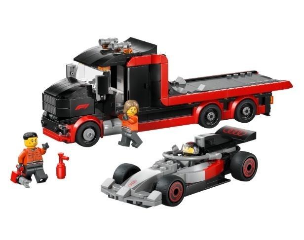 LEGO CITY 60493 (3szt) Ciężarówka F1 z bolidem