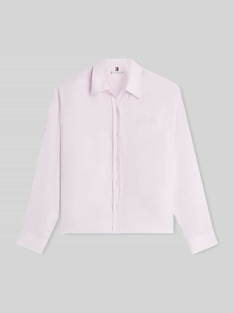 bluzka oversized z czystego lnu