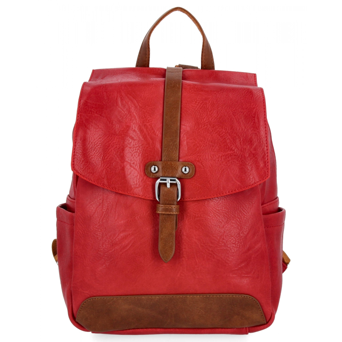 Plecak Damski Vintage firmy Herisson 15B315 Czerwony