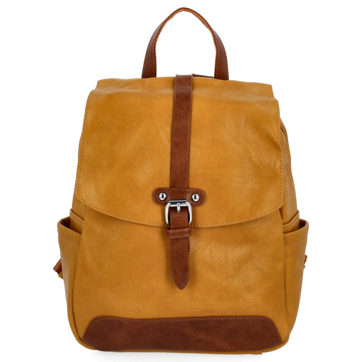 Plecak Damski Vintage firmy Herisson 15B315 Żółty