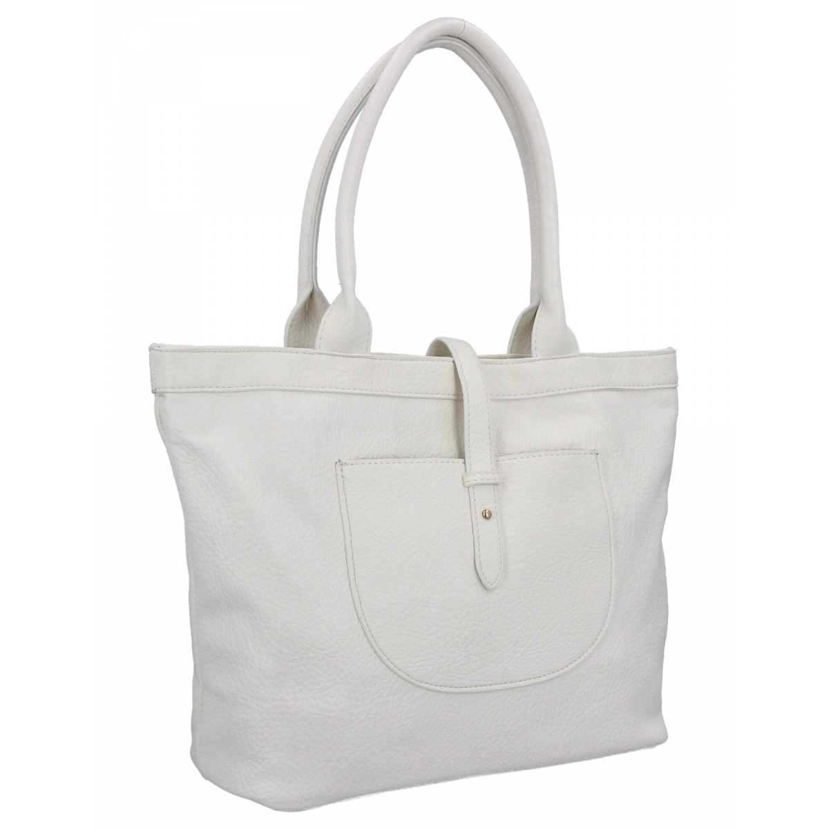 Torebka Damska Shopper Bag XL firmy Herisson 18R239 Biała