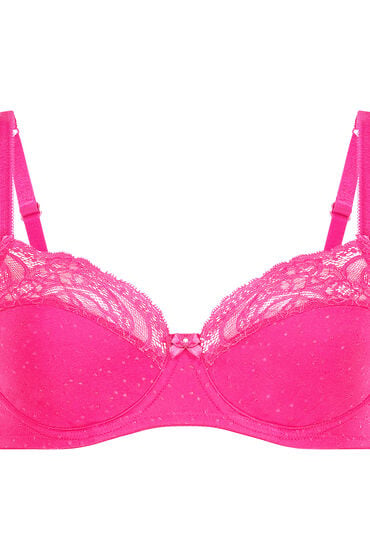 Hunkemöller Biustonosz nieusztywniany z fiszbinami Sophie Różowy