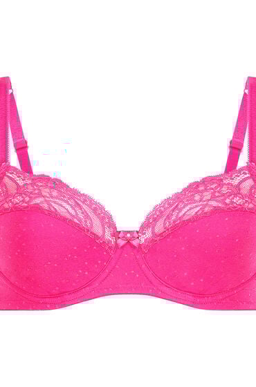 Hunkemöller Biustonosz nieusztywniany z fiszbinami Sophie Różowy