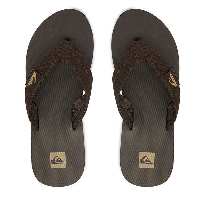 Japonki Quiksilver EO-DUNE CQ10036MGG Brązowy ciemny