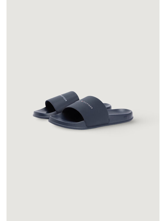 Tommy Hilfiger Klapki FM0FM05799 Niebieski