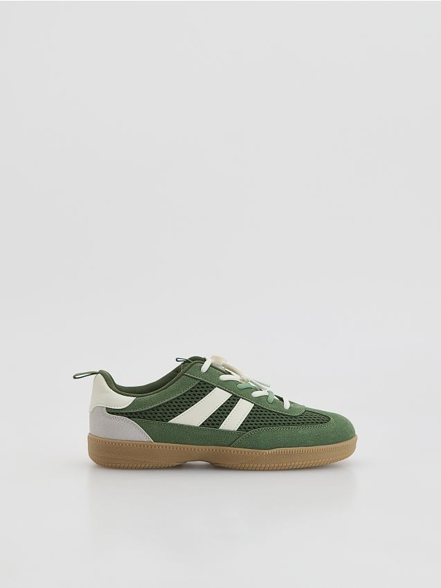 Reserved - Klasyczne trampki - oliwkowy