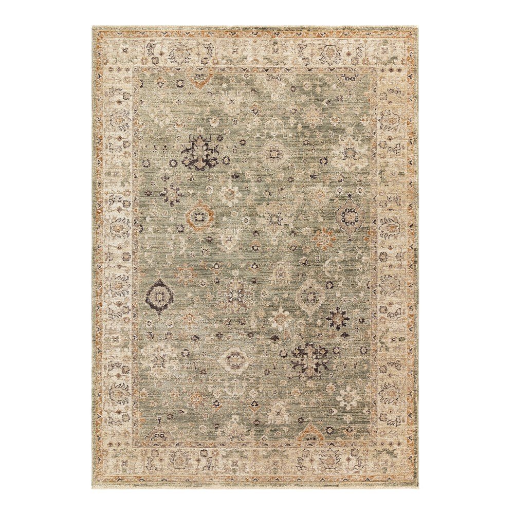 Zielony/beżowy dywan tkany ręcznie 120x160 cm Heriz Ornate – Asiatic Carpets