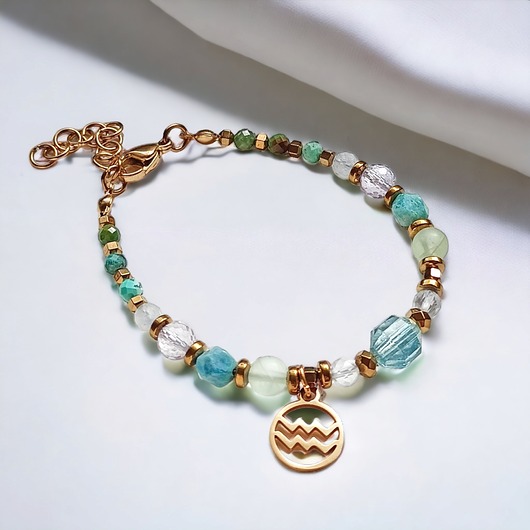 WODNIK - zodiac collection - PREMIUM - gold