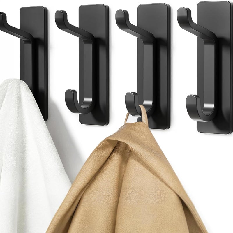 Samoprzylepny wieszak ścienny, wieszak na ręczniki kuchenne, samoprzylepny wieszak na ubrania, montaż ścienny bez wiercenia, wodoodporny, nierdzewny,