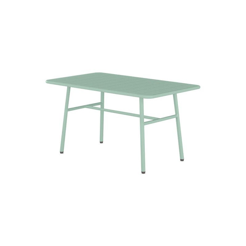 Stolik kawowy ogrodowy z metalu - Migdałowa zieleń - MIRMANDE marki MYLIA