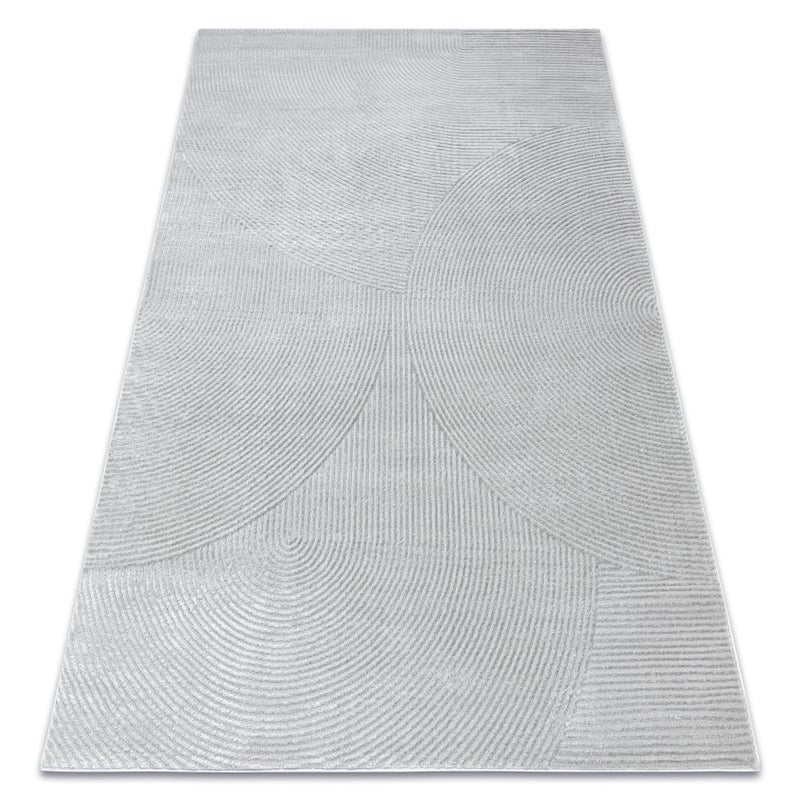 Dywan BALANCE 0194 szary - Geometryczny, strukturalny, glamour 240x330 cm