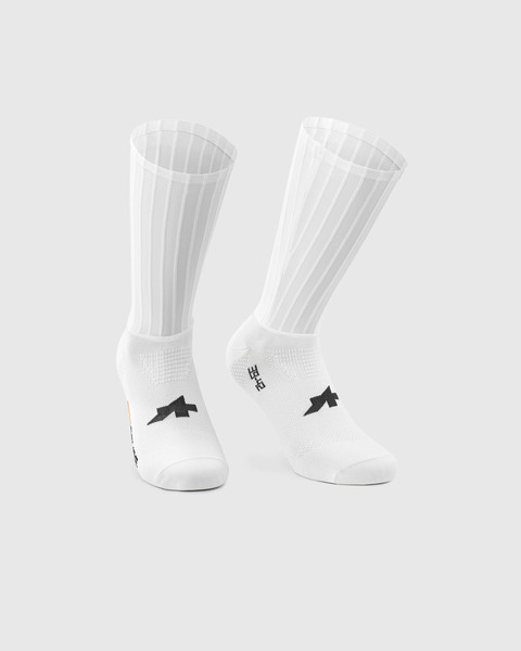 ASSOS Skarpetki rowerowe RSR Bolide Socks S11 white series