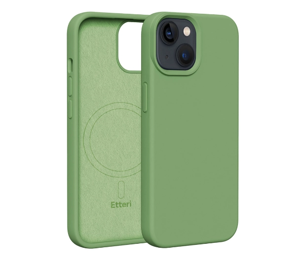 Etteri Silicone Case do iPhone 14 Zielony