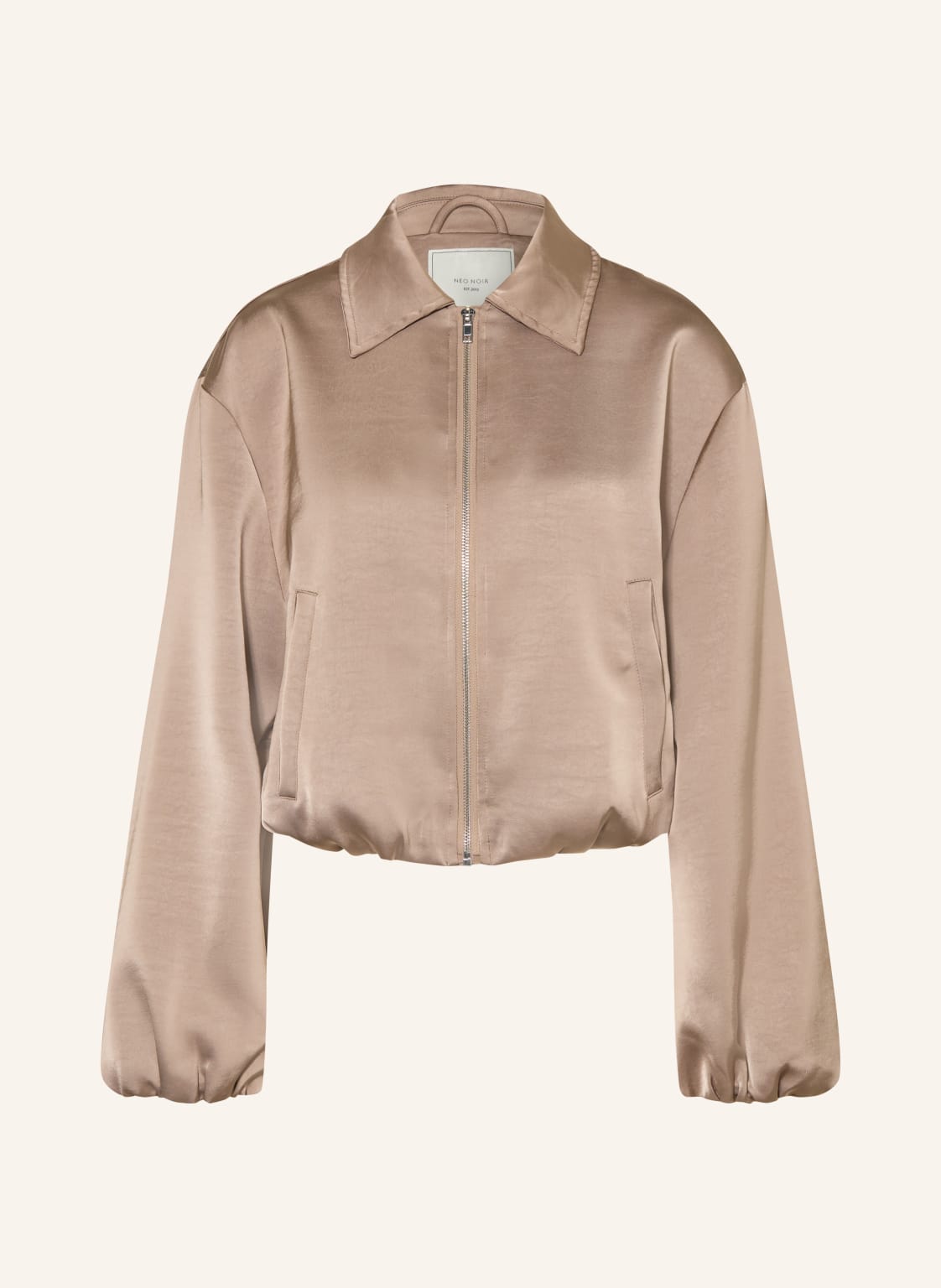 Neo Noir Satynowa Kurtka Denielle beige
