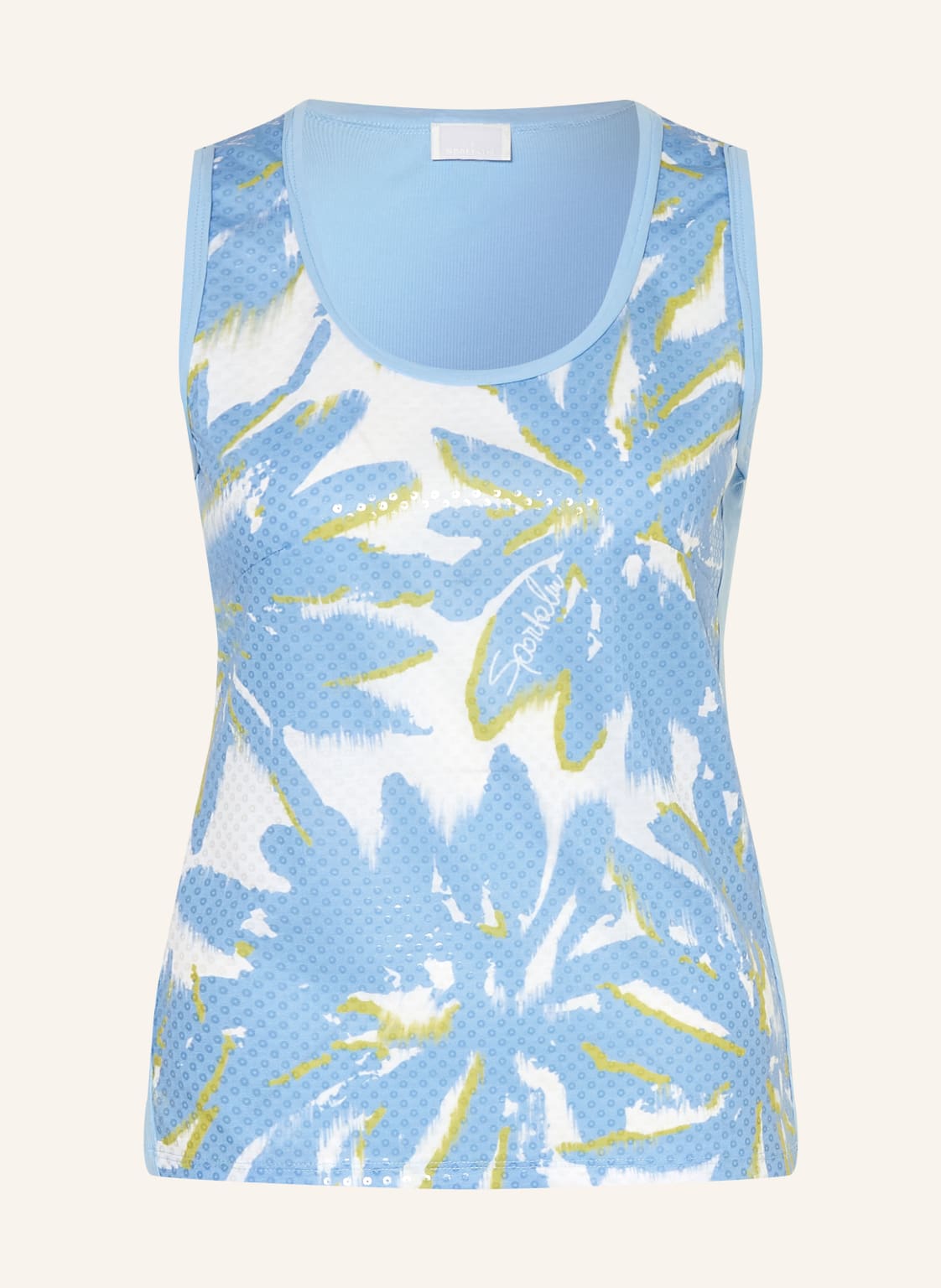 Sportalm Top Emotion Z Cekinami blau