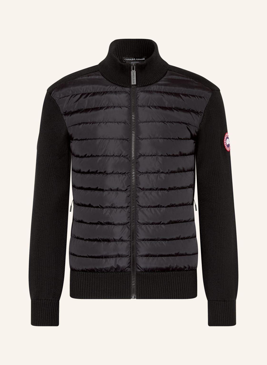 Canada Goose Kardigan Hybrdige Z Mieszanki Materiałów schwarz