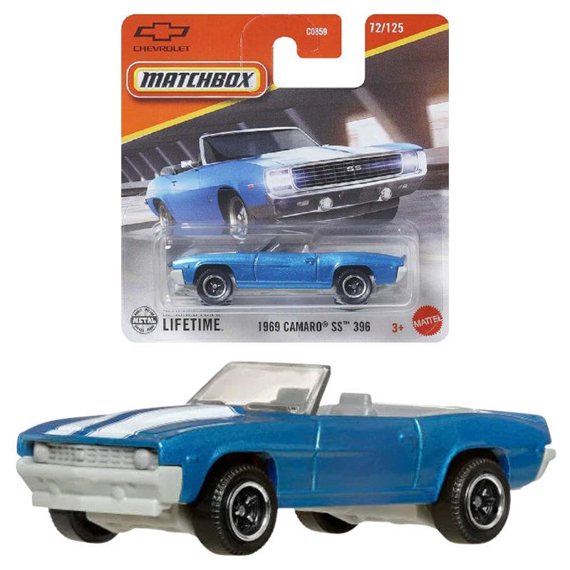 Matchbox 1969 Camaro JBR84 Mattel Auto Chevrolet Muscle Car Kolekcjonerski