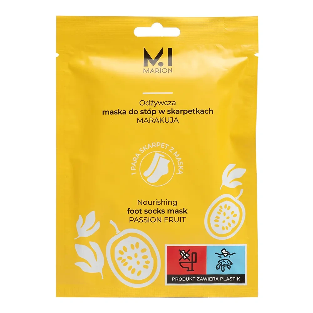 Marion odżywcza maska do stóp w skarpetkach Marakuja 2 x 15 ml