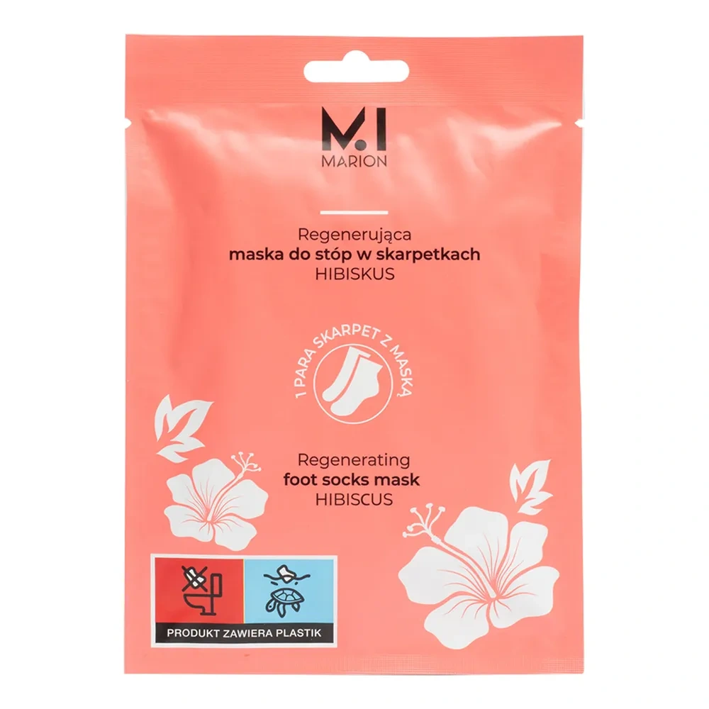 Marion odżywcza maska do stóp w skarpetkach Hibiscus 2 x 15 ml