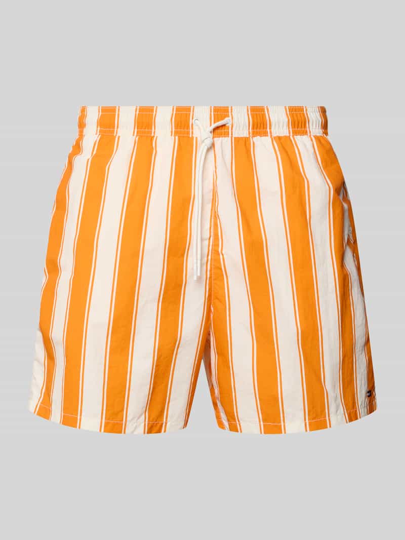 Spodenki kąpielowe o kroju regular fit ze wzorem na całej powierzchni