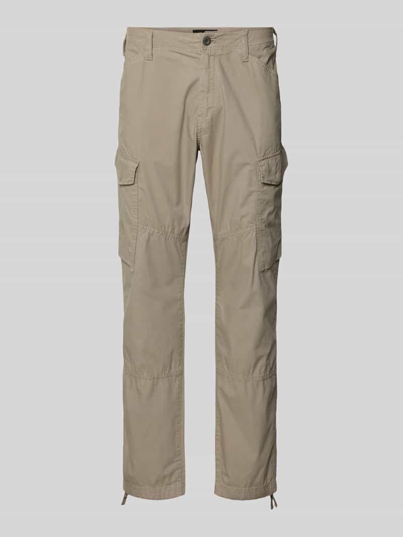 Spodnie cargo o kroju straight fit z tylnymi kieszeniami