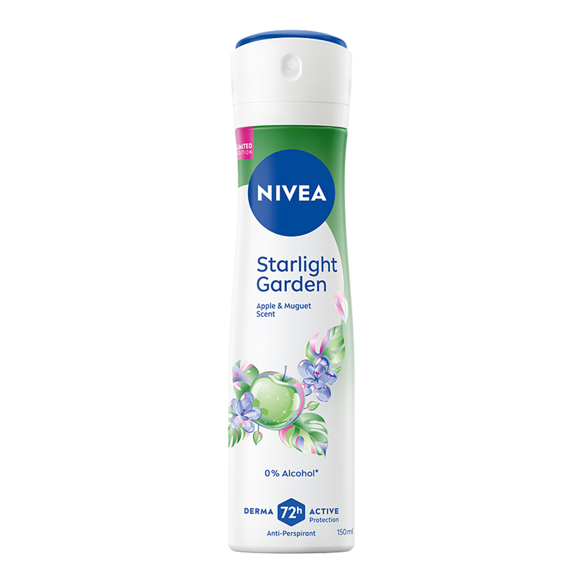 NIVEA Starlight Garden Antyperspirant w Sprayu dla Kobiet 72h Ochrony 150ml