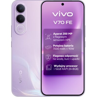 Vivo V70 FE 5G 8/256GB Fioletowy