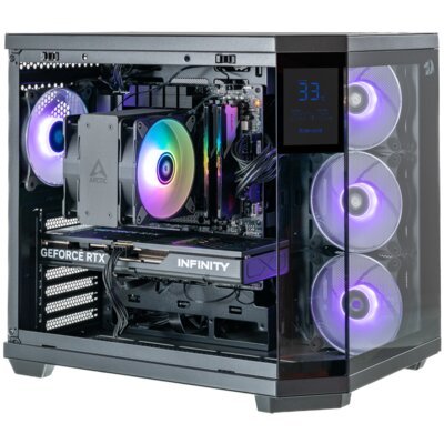 Komputer MAD DOG VISION-A01DR32 R5-7500F 32GB RAM 1TB SSD GeForce RTX5060Ti DLSS 4 Wi-Fi