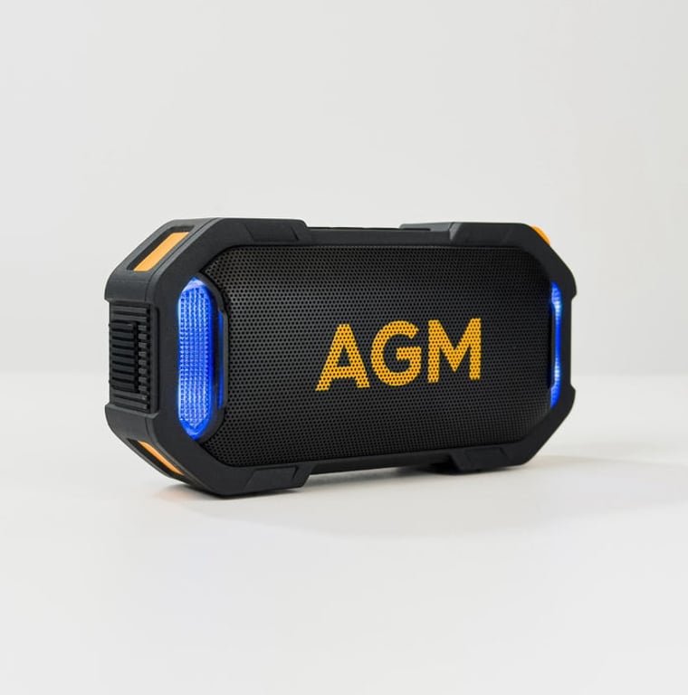 AGM Mag Rock Głośnik imprezowy Czarny, Pomarańczowy 8 W