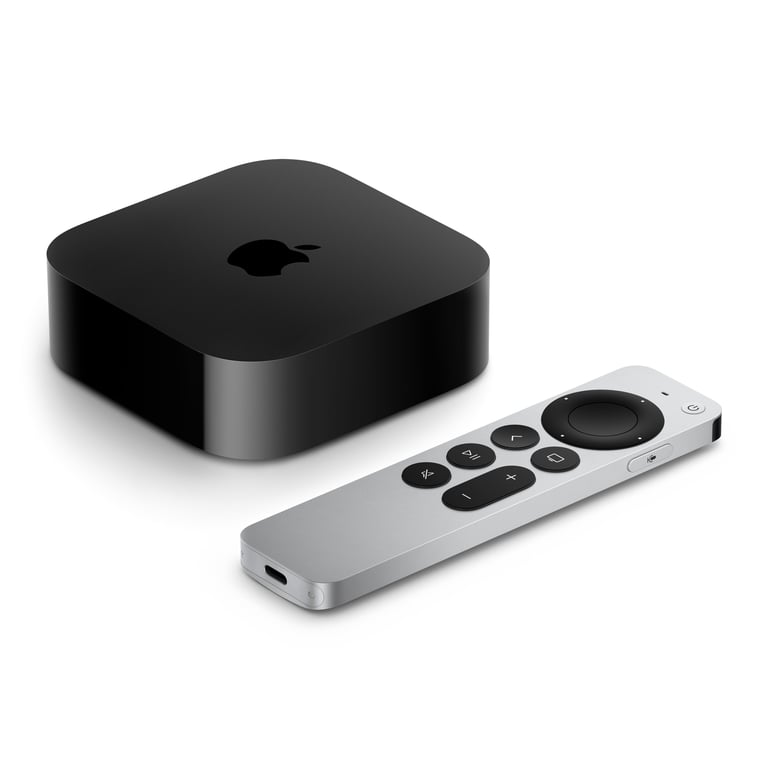 Apple TV 4K Czarny, Srebrny 4K Ultra HD 64 GB Wi-Fi