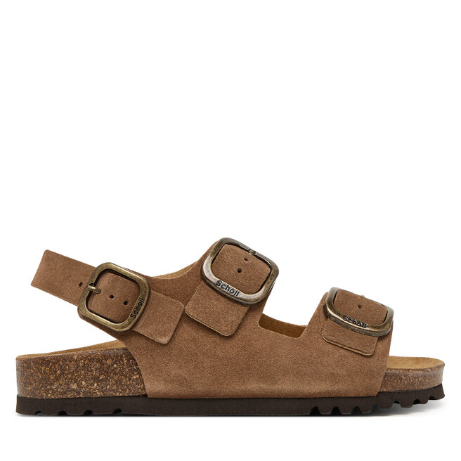 Sandały Scholl Noelle Backstrap F00902 Brązowy