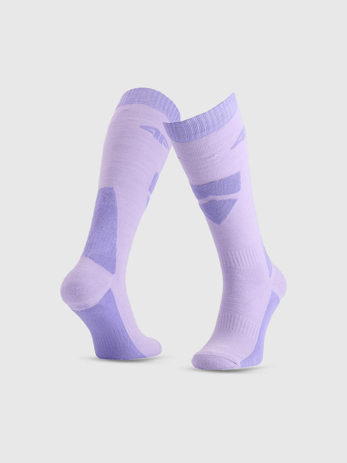 4F Skarpety narciarskie dziewczęce - fioletowe 38-40