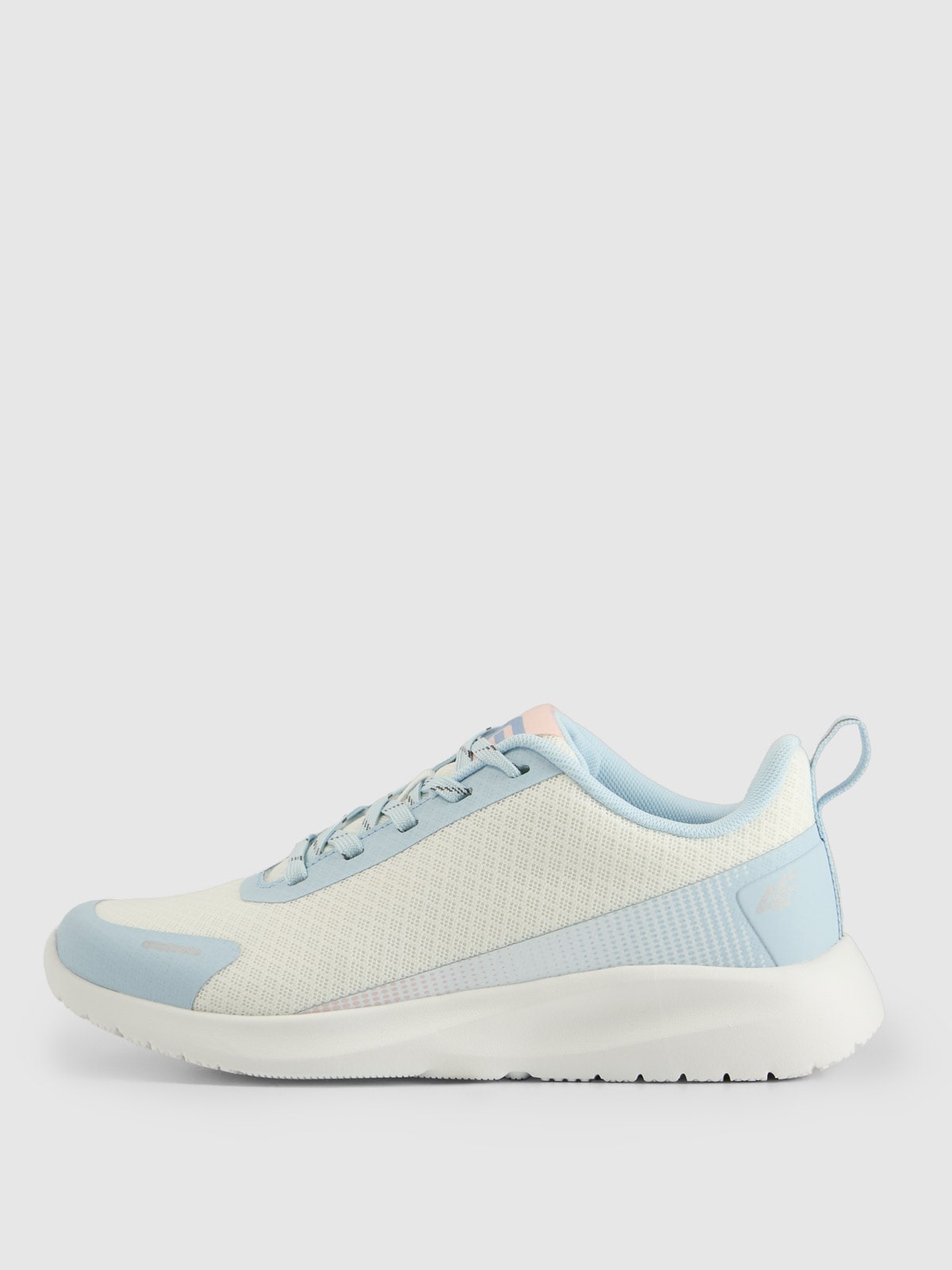 4F Buty sportowe VELOSPEED z przewiewną cholewką dziewczęce - białe 38