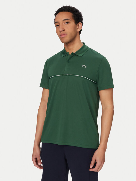Lacoste Polo DH0171 Zielony Regular Fit