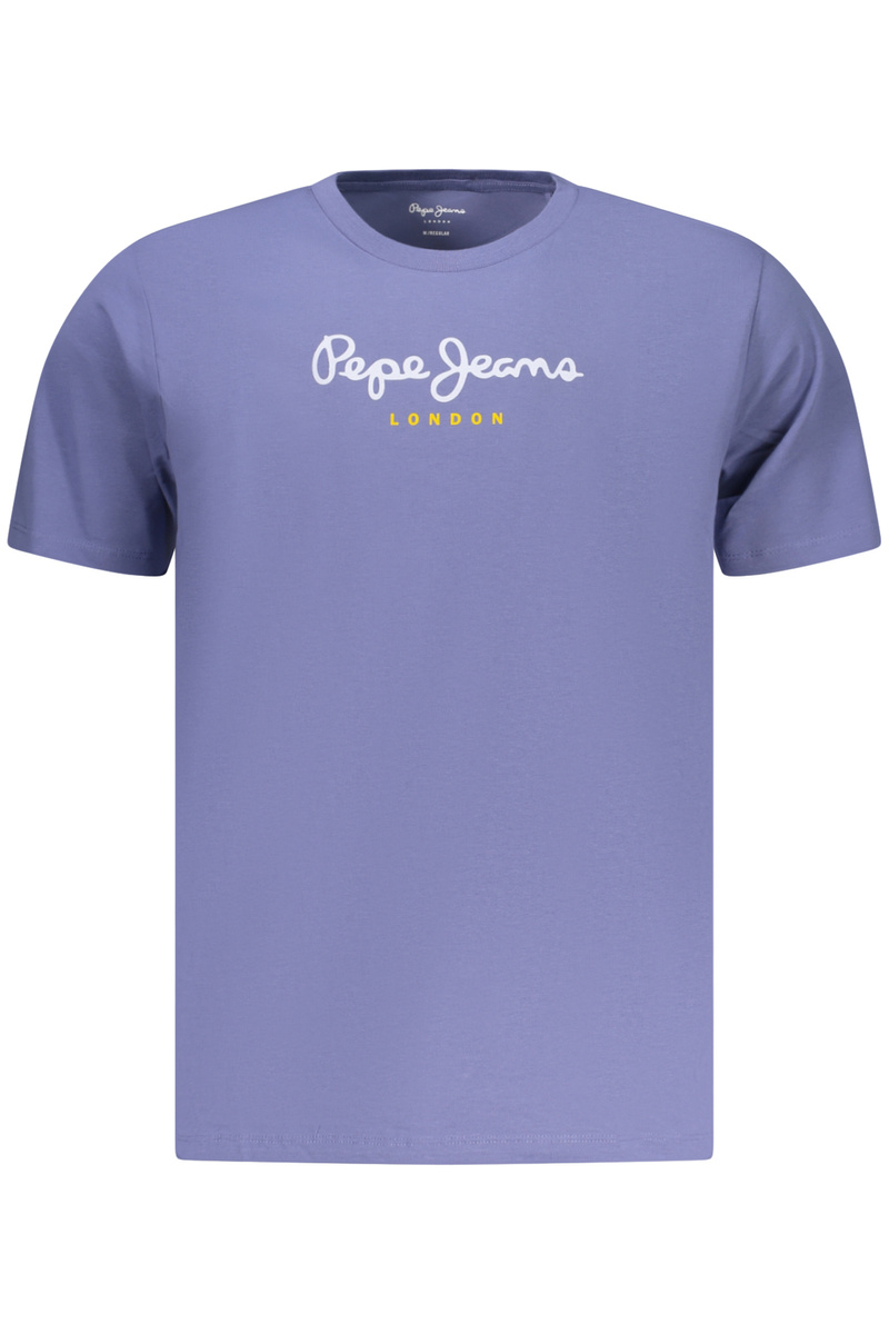 Koszulka męska Pepe Jeans z krótkim rękawem, niebieska