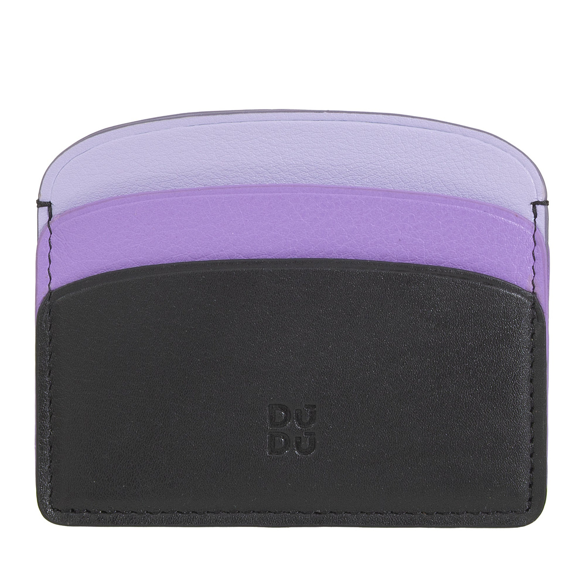 DuDu małe etui na karty dokumenty skóra naturalna Slim Wallet