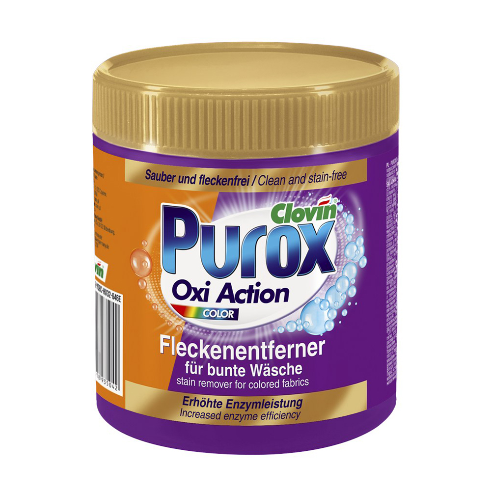 Purox, tlenowy odplamiacz do tkanin kolorowych, 750 g