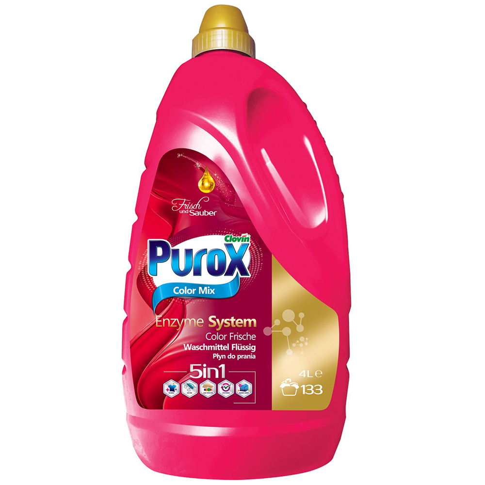 Purox Color Mix, specjalistyczny płyn do prania, 4 l
