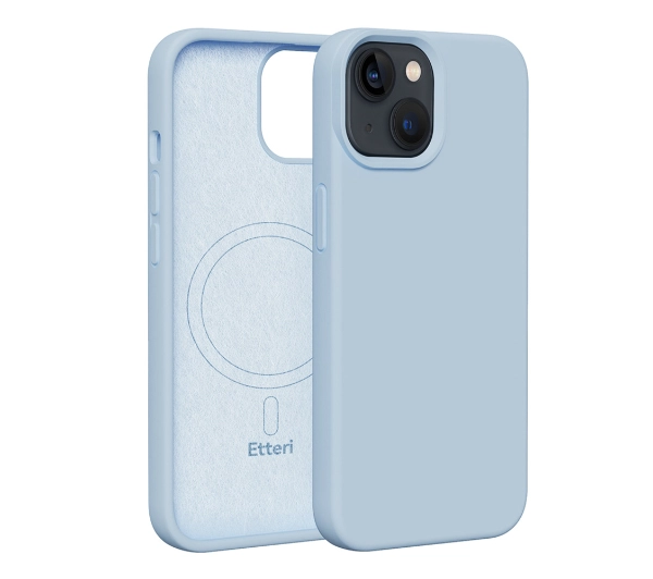 Etteri Silicone Case do iPhone 13 Niebieski