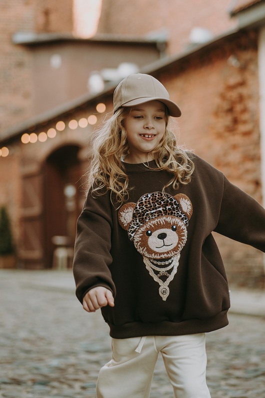 Bluza oversize Black Teddy