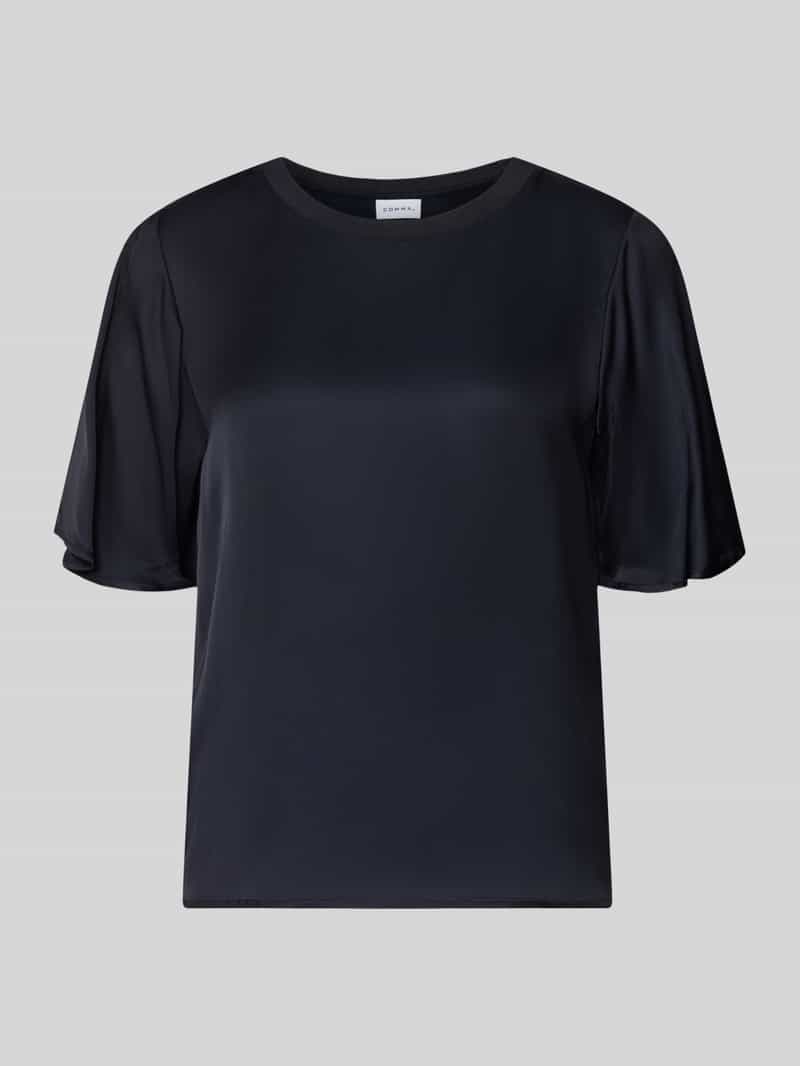 T-shirt z mieszanki wiskozy z okrągłym dekoltem